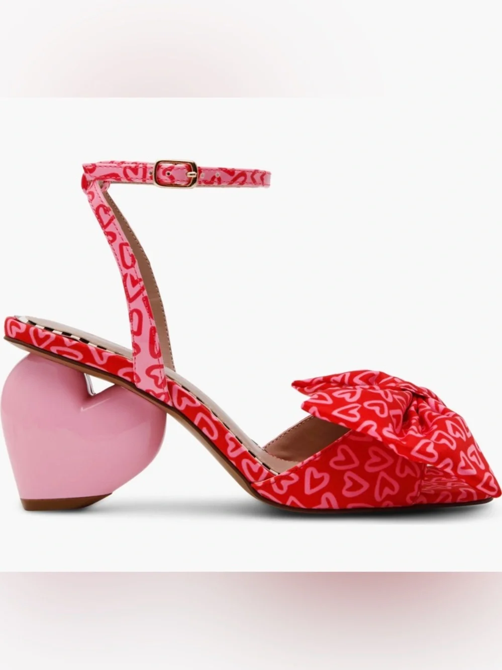 Blue By Betsey Johnson “Kendal” Strappy Heart Heels - Size 6 - NWT - Picture 1 of 7